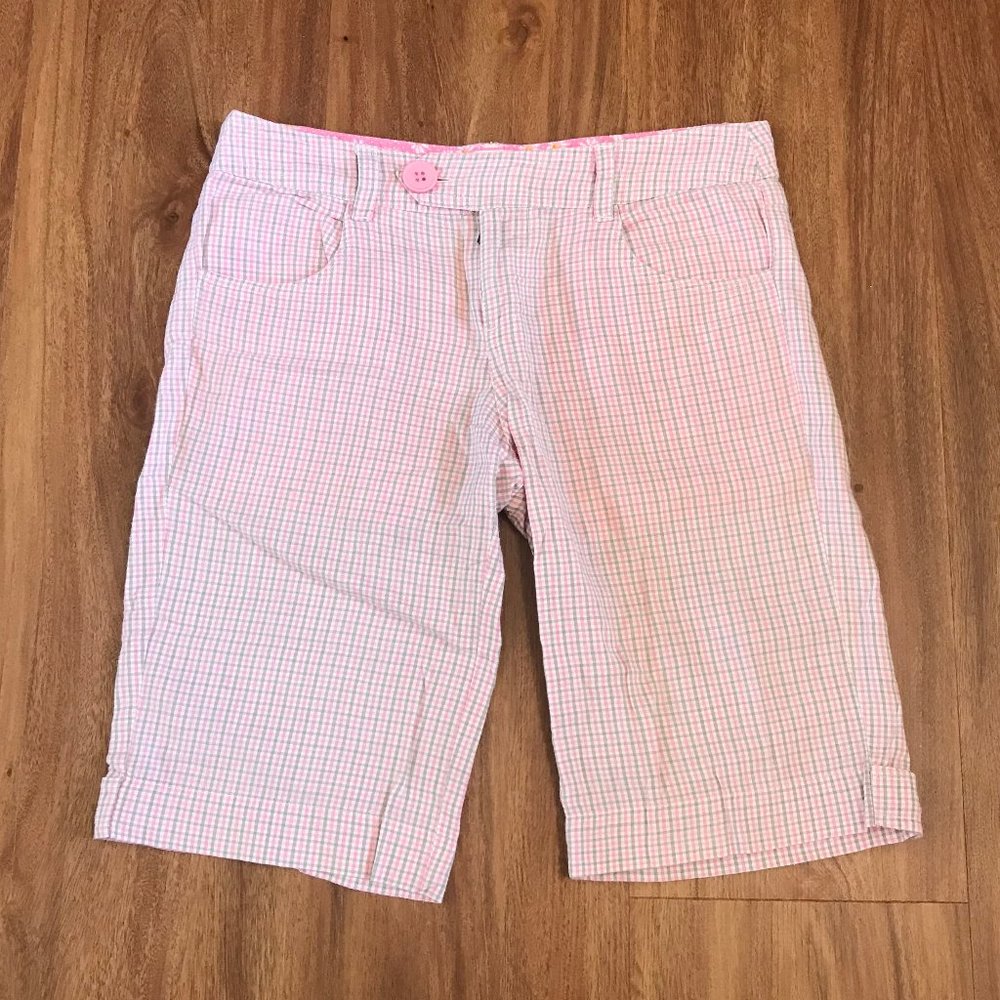 Roxy Plaid Capri Shorts (Children's)
